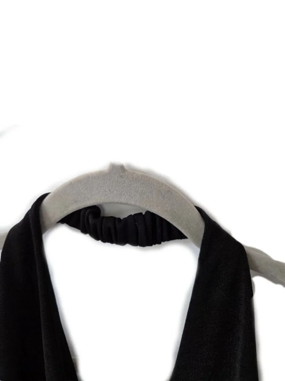 NWT Reformation Everlynn Knit Maxi Dress Halter Black Small - Picture 5 of 11